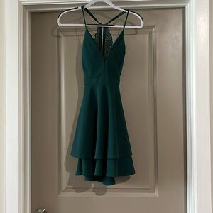 Honey and Rosie Green Dress